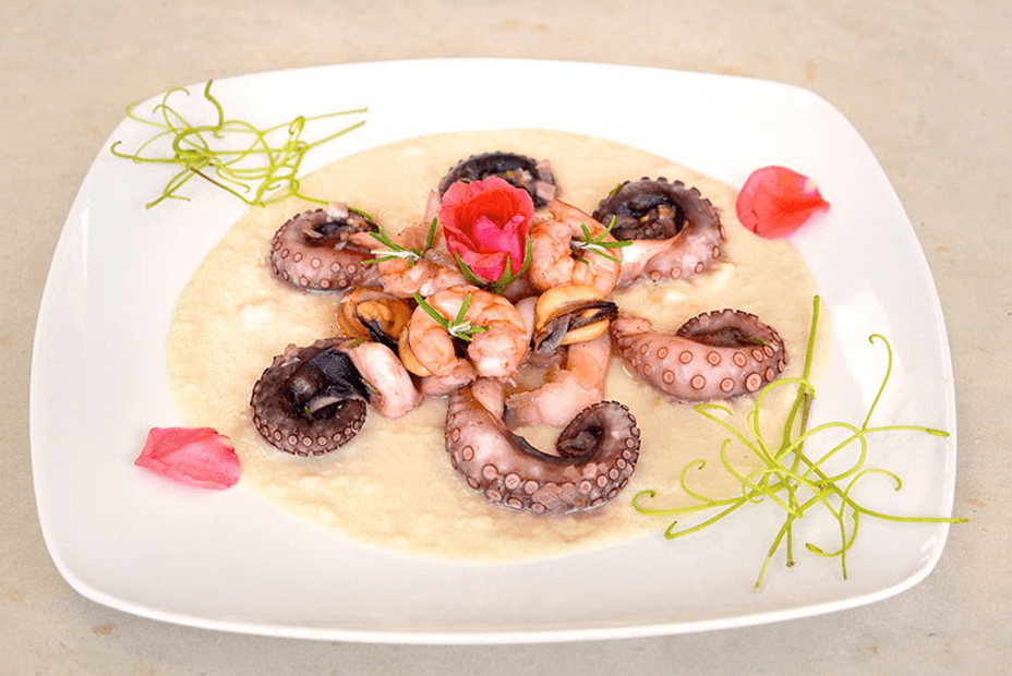 CREMA DI TARALLO PUGLIESE E FRUTTI DI MARE